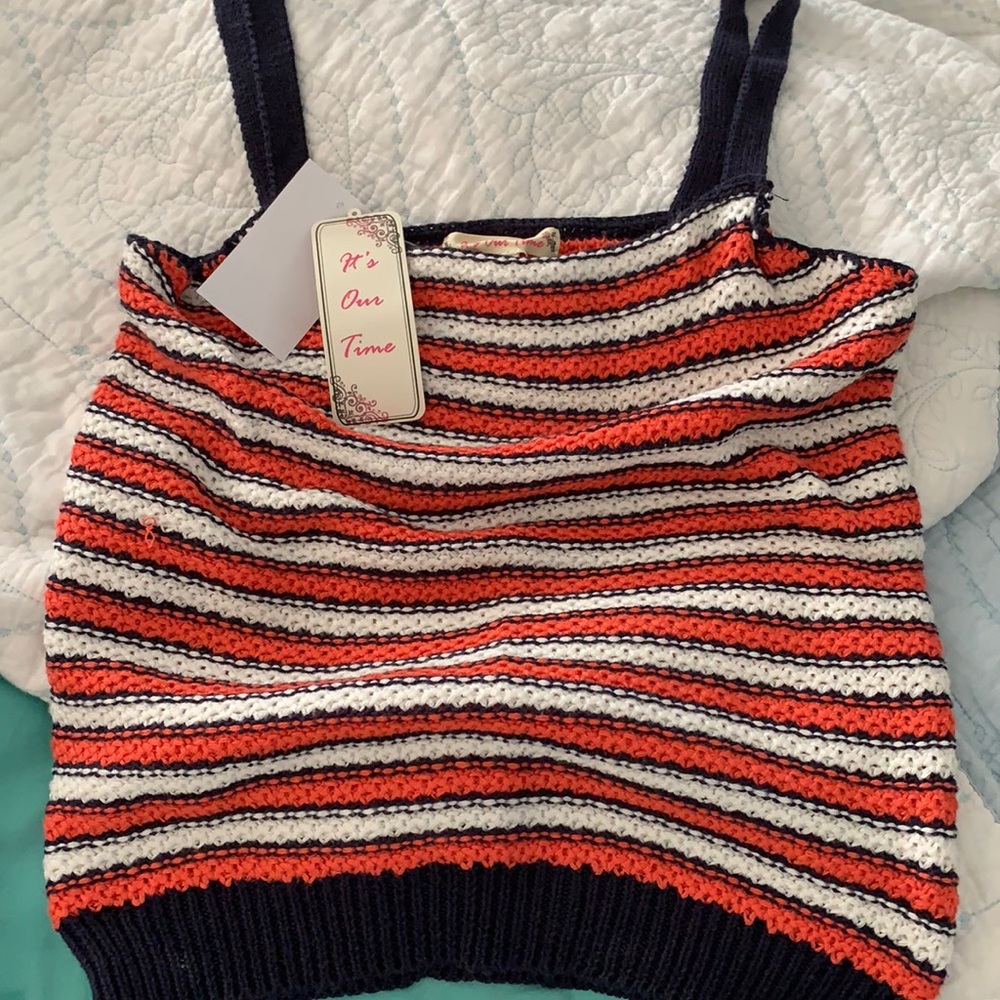 NWT Knit spaghetti strap top